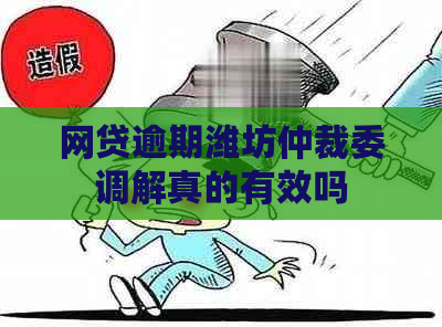 网贷逾期潍坊仲裁委调解真的有效吗