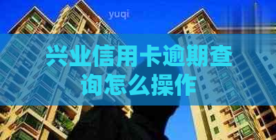 兴业信用卡逾期查询怎么操作