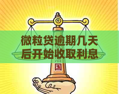 微粒贷逾期几天后开始收取利息