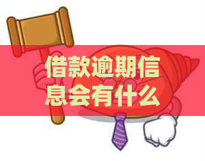 借款逾期信息会有什么影响