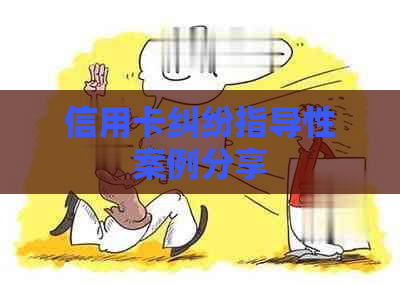 信用卡纠纷指导性案例分享