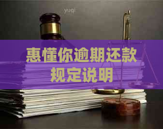 惠懂你逾期还款规定说明