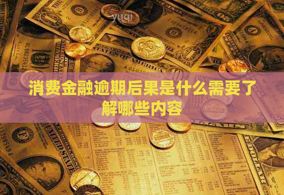 消费金融逾期后果是什么需要了解哪些内容