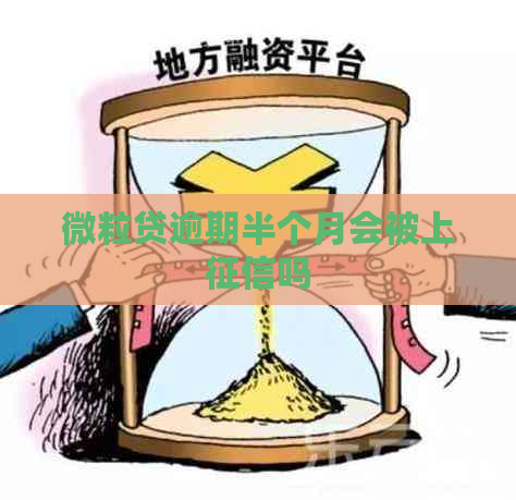 微粒贷逾期半个月会被上吗