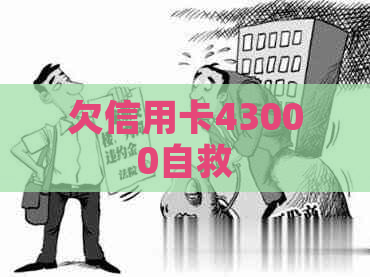 欠信用卡43000自救