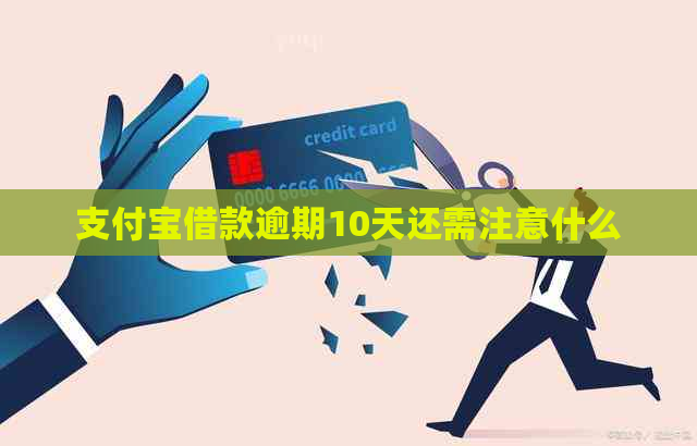 支付宝借款逾期10天还需注意什么