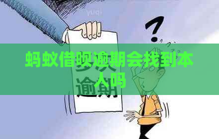 蚂蚁借呗逾期会找到本人吗