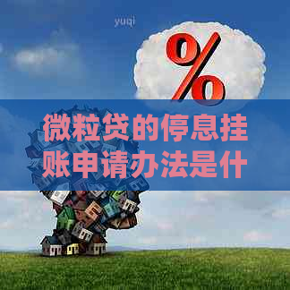 微粒贷的停息挂账申请办法是什么