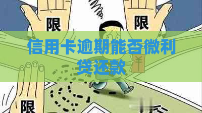 信用卡逾期能否微利贷还款