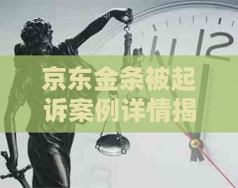 京东金条被起诉案例详情揭秘