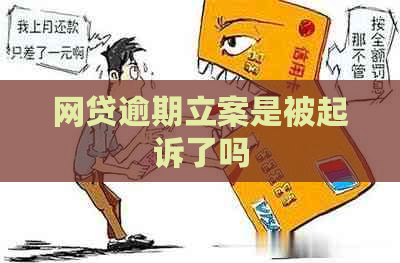 网贷逾期立案是被起诉了吗