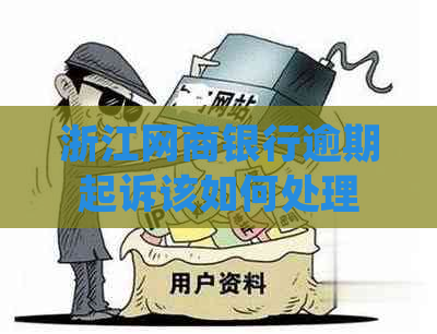 浙江网商银行逾期起诉该如何处理