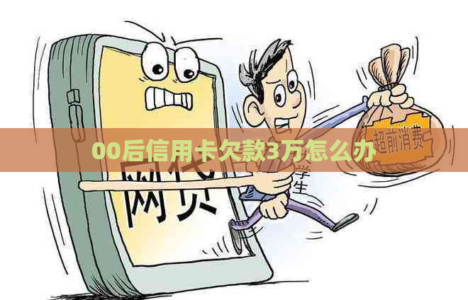 00后信用卡欠款3万怎么办