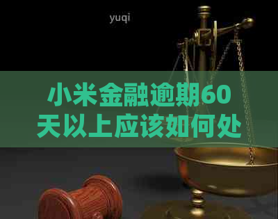 小米金融逾期60天以上应该如何处理