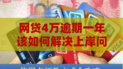 网贷4万逾期一年该如何解决上岸问题