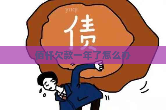 佰仟欠款一年了怎么办