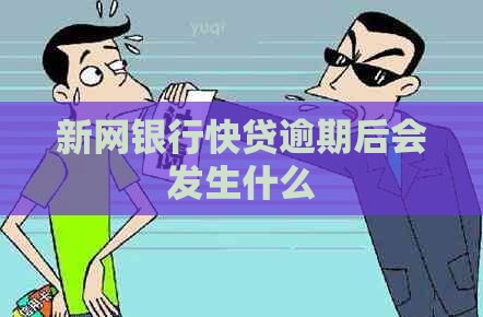 新网银行快贷逾期后会发生什么