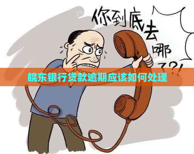 皖东银行贷款逾期应该如何处理