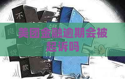 美团金融逾期会被起诉吗