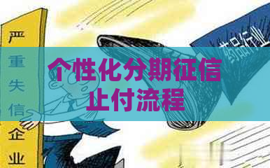 个性化分期止付流程