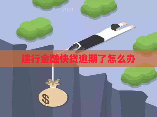 建行金融快贷逾期了怎么办