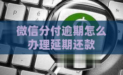 微信分付逾期怎么办理延期还款