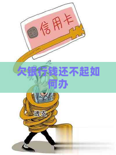 欠银行钱还不起如何办