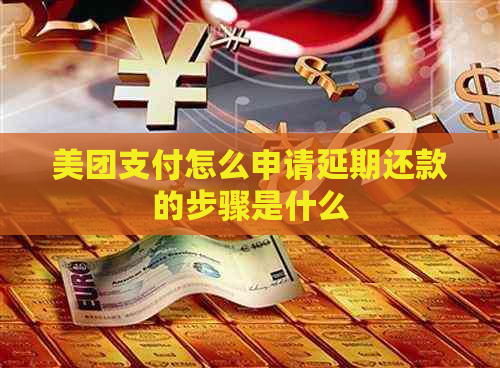 美团支付怎么申请延期还款的步骤是什么