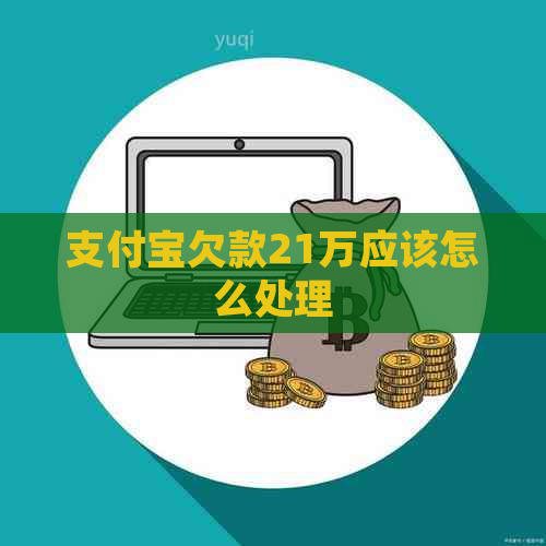 支付宝欠款21万应该怎么处理