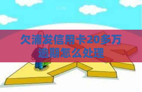 欠浦发信用卡20多万逾期怎么处理