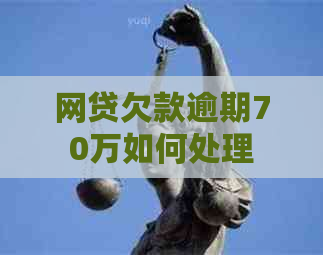 网贷欠款逾期70万如何处理