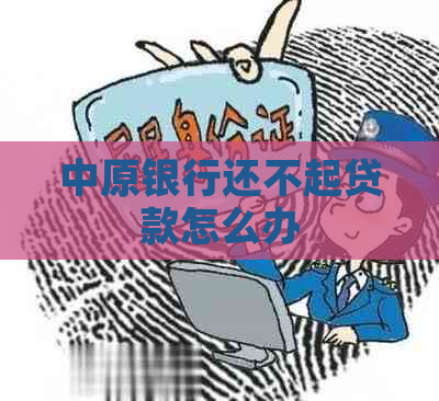 中原银行还不起贷款怎么办