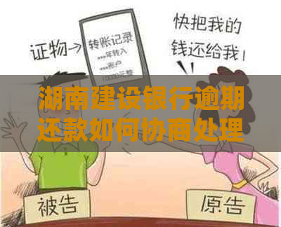 湖南建设银行逾期还款如何协商处理