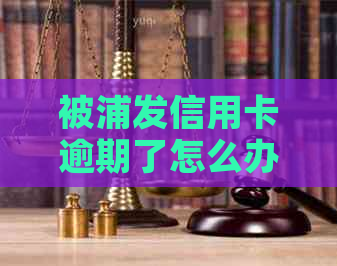 被浦发信用卡逾期了怎么办