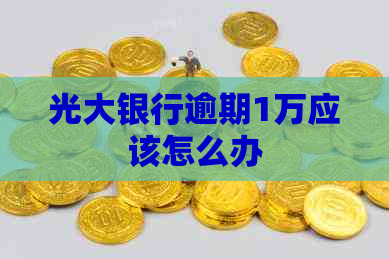 光大银行逾期1万应该怎么办