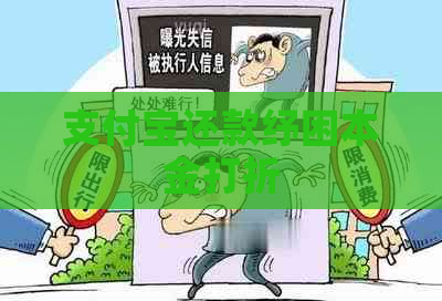 支付宝还款纾困本金打折