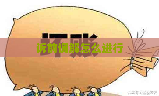 诉前调解怎么进行