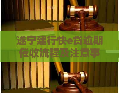 遂宁建行快e贷逾期流程及注意事项