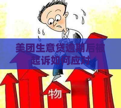 美团生意贷逾期后被起诉如何应对