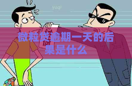 微粒贷逾期一天的后果是什么