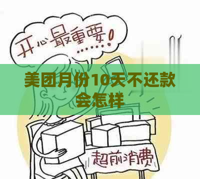 美团月份10天不还款会怎样