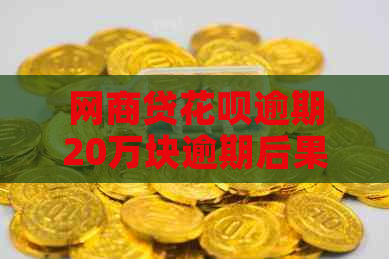 网商贷花呗逾期20万块逾期后果严重吗