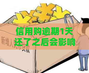 信用购逾期1天还了之后会影响信用吗