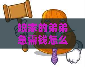 娘家的弟弟急需钱怎么办才好