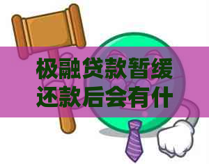 极融贷款暂缓还款后会有什么影响