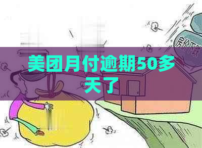 美团月付逾期50多天了