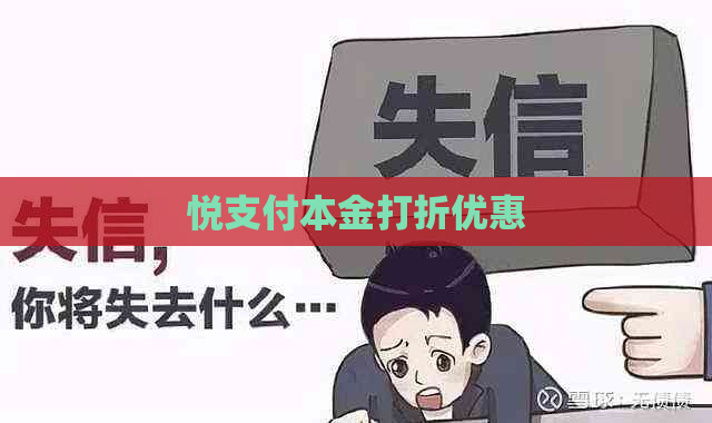 悦支付本金打折优惠