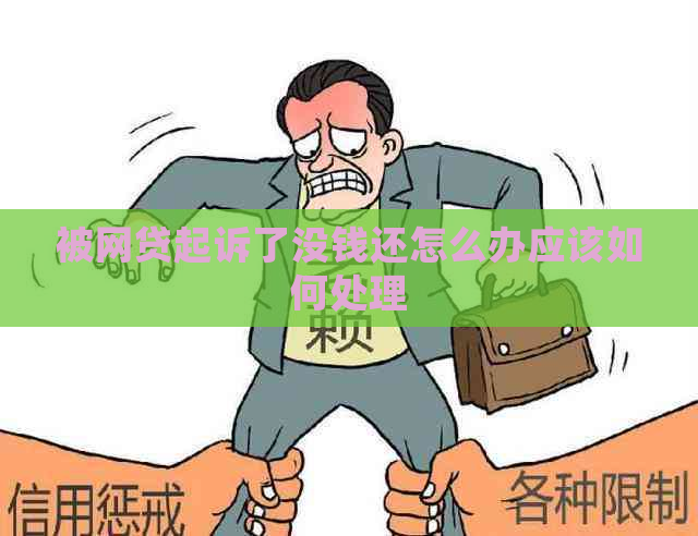 被网贷起诉了没钱还怎么办应该如何处理