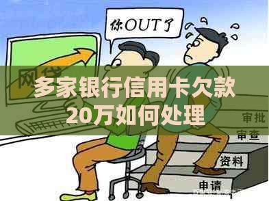 多家银行信用卡欠款20万如何处理