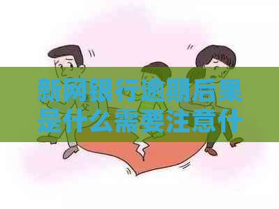 新网银行逾期后果是什么需要注意什么